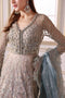 3 Piece Unstitched Embroidered Net Suit | BD-3002
