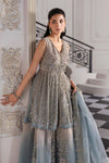 3 Piece Unstitched Embroidered Net Suit | BD-3002