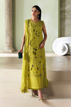 3 Piece Unstitched Embroidered Bemberg Raw Silk Suit