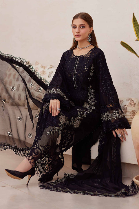 3 Piece Unstitched Embroidered Paper Cotton Suit | EID LAWN-25-03