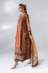 3 Piece Unstitched Embroidered Raw Silk Suit