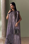 3 Piece Unstitched Embroidered Bell Raw Silk Suit