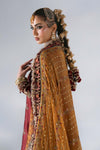 3 Piece Unstitched Embroidered Raw Silk Suit