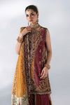 3 Piece Unstitched Embroidered Raw Silk Suit