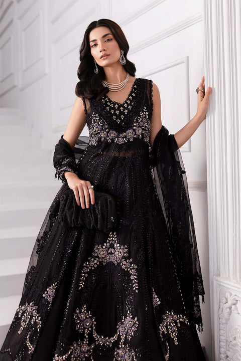 3 Piece Unstitched Embroidered Organza Suit | BD-3004
