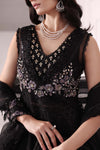 3 Piece Unstitched Embroidered Organza Suit | BD-3004