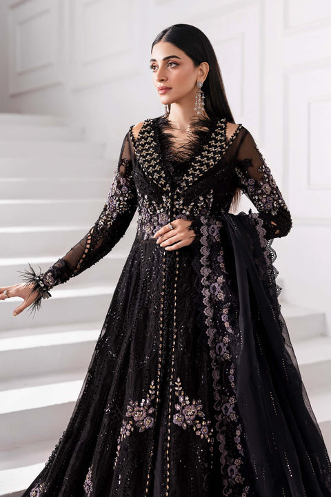 3 Piece Unstitched Embroidered Organza Suit | BD-3004