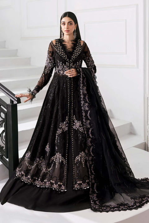 3 Piece Unstitched Embroidered Organza Suit | BD-3004