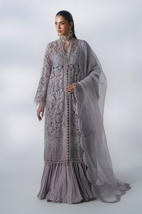 3 Piece Unstitched Embroidered Organza Suit