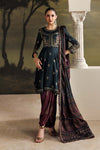 3 Piece Unstitched Embroidered Tusser Silk Suit