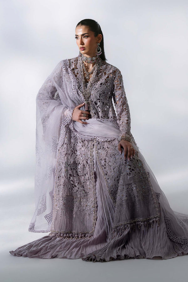 3 Piece Unstitched Embroidered Organza Suit