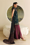 3 Piece Unstitched Embroidered Tusser Silk Suit