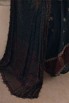 3 Piece Unstitched Embroidered Tusser Silk Suit