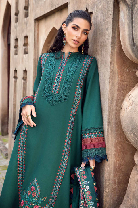 3 Piece Unstitched Printed Linen Suit | MPT-2405-B