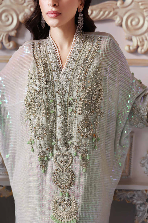 3 Piece Unstitched Embroidered Chiffon Suit | BD-3005