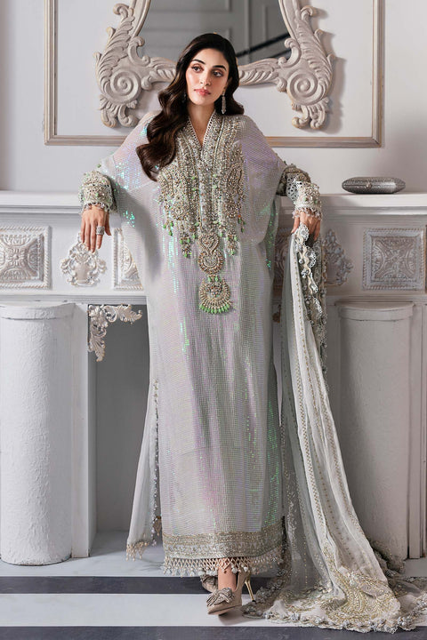 3 Piece Unstitched Embroidered Chiffon Suit | BD-3005