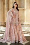 3 Piece Unstitched Embroidered Raw Silk Suit