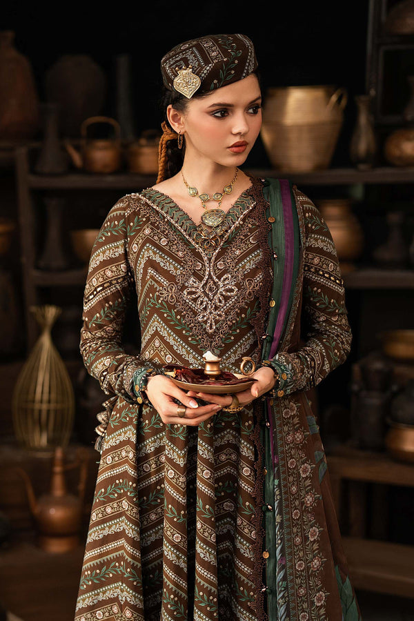 3 Piece Unstitched Embroidered Cambric Suit