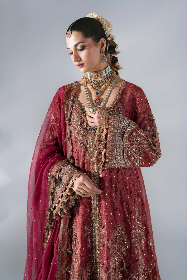 3 Piece Unstitched Embroidered Organza Suit