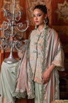 3 Piece Unstitched Embroidered Irish Linen Suit