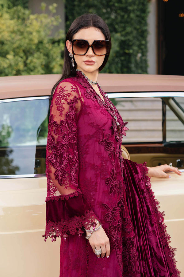 3 Piece Unstitched Embroidered Chantilly Suit