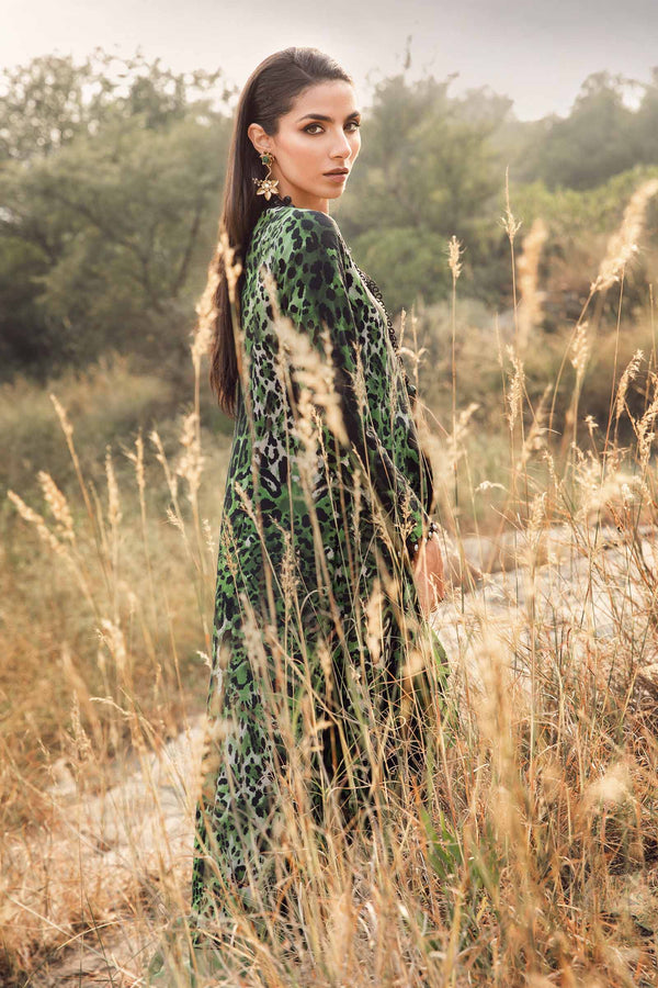 3 Piece Unstitched Printed Linen Suit | MPT-2409-A