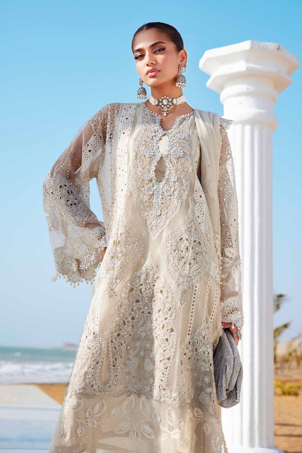 3 Piece Unstitched Embroidered Organza Suit | EID LAWN-25-09