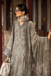 3 Piece Unstitched Embroidered Velvet Suit | DL-1209