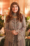 3 Piece Embroidered Chiffon Suit
