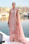 3 Piece Unstitched Embroidered Organza Suit