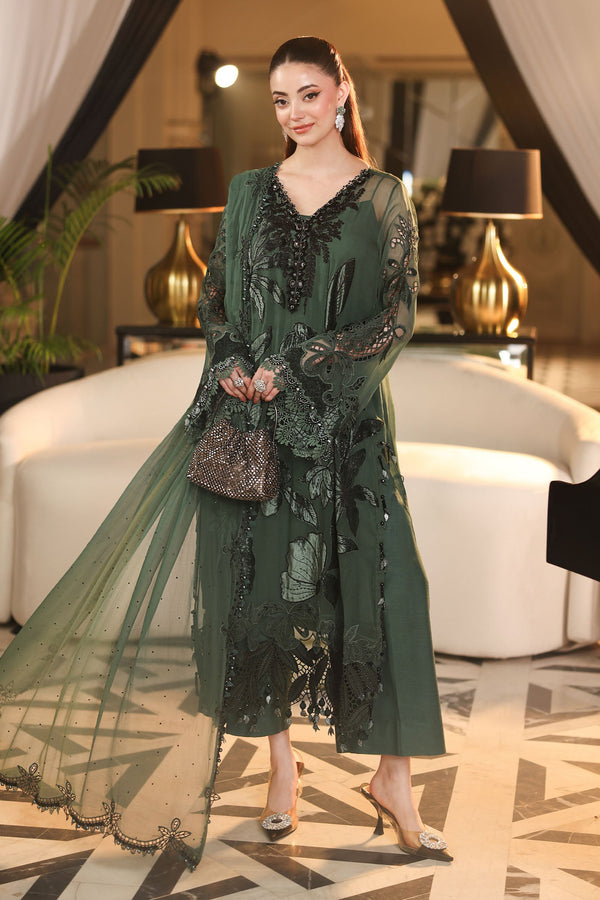 3 Piece Embroidered Chiffon Suit