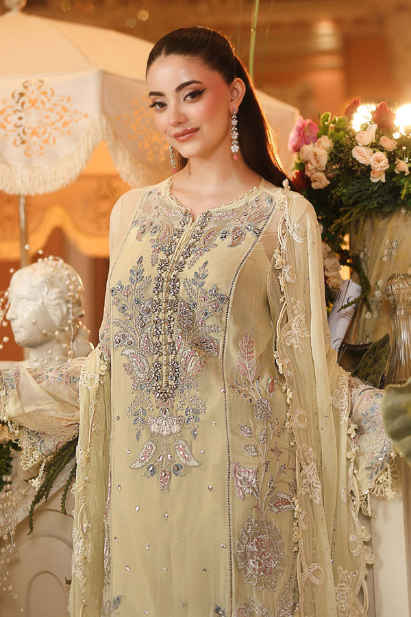 3 Piece Embroidered Chiffon Suit