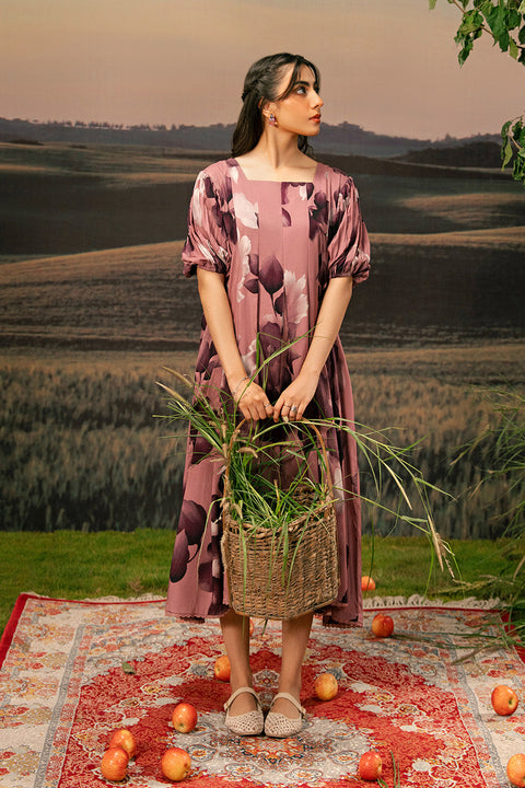 3 Pc Unstitched Embroidered Arabic Lawn Suit | MB-PFUS25-01A