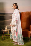 3 Pc Unstitched Embroidered Arabic Lawn Suit | MB-PFUS25-05A