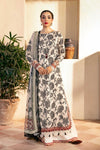 3 Pc Unstitched Embroidered Slub Lawn Suit | MB-CUS25-909A