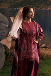3 Pc Unstitched Embroidered Slub Khaddar Suit