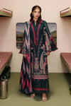 3 Pc Unstitched Embroidered Slub Khaddar Suit