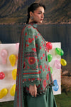 3 Pc Unstitched Embroidered Slub Khaddar Suit