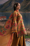 3 Pc Unstitched Embroidered Slub Khaddar Suit