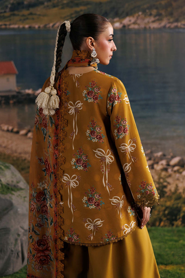 3 Pc Unstitched Embroidered Linen Suit
