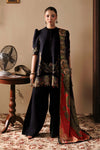 3 Pc Unstitched Embroidered Linen Suit