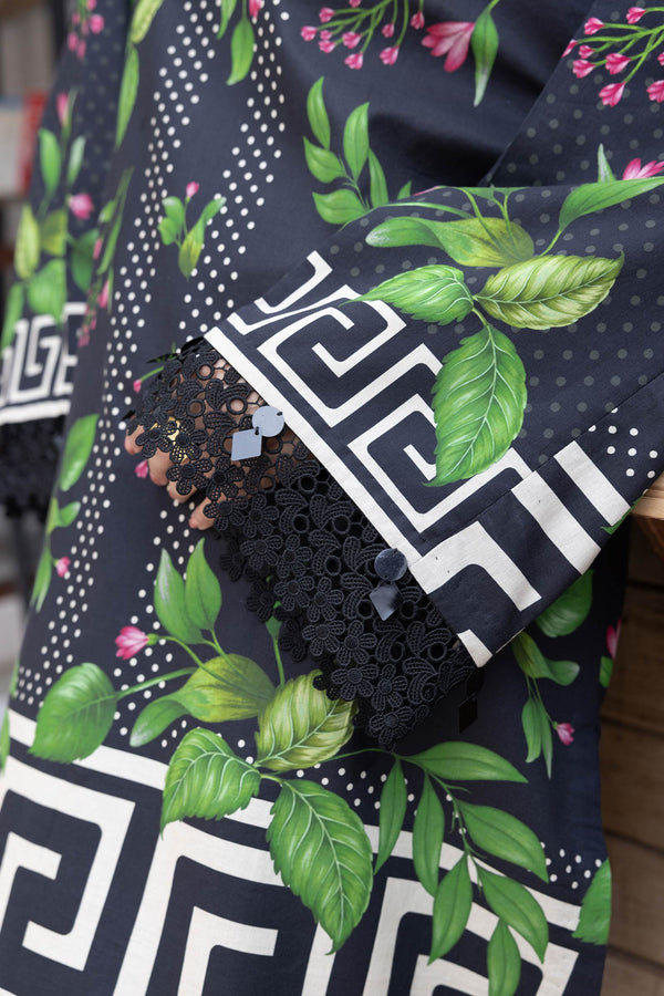 3 Pc Unstitched Printed Lawn Suit