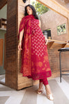 3 Pc Unstitched Printed Lawn Suit