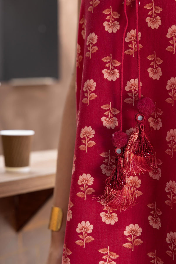 3 Pc Unstitched Printed Lawn Suit
