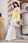 3 Pc Unstitched Printed Lawn Suit