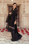 3 Pc Unstitched Embroidered Silk Cotton Net Suit