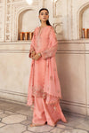3 Pc Unstitched Embroidered Chiffon Suit