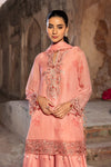 3 Pc Unstitched Embroidered Chiffon Suit