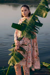 3 Piece Unstitched Embroidered Suit | 406-A
