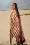 3 Pc Unstitched Printed Linen Suit | 502-A